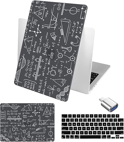 Miniatura 2 de Batianda Funda para MacBook Air 2023 de 15 pulgadas con chip M2 modelo A2941, carcasa rígida de plástico de diseño único, cubierta de teclado y