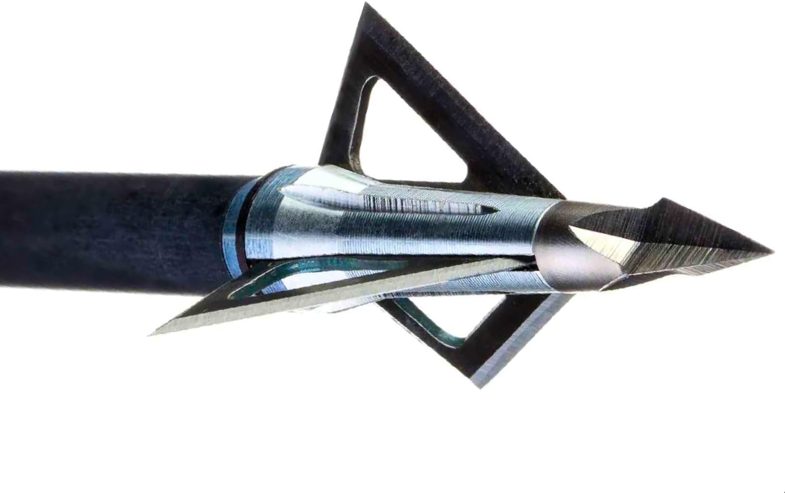 Grim Reaper 2203 Hades Fixed Blade Broadhead – 100 Grain, 1 3/16" Cut, 3-Blade Hunting Arrowheads