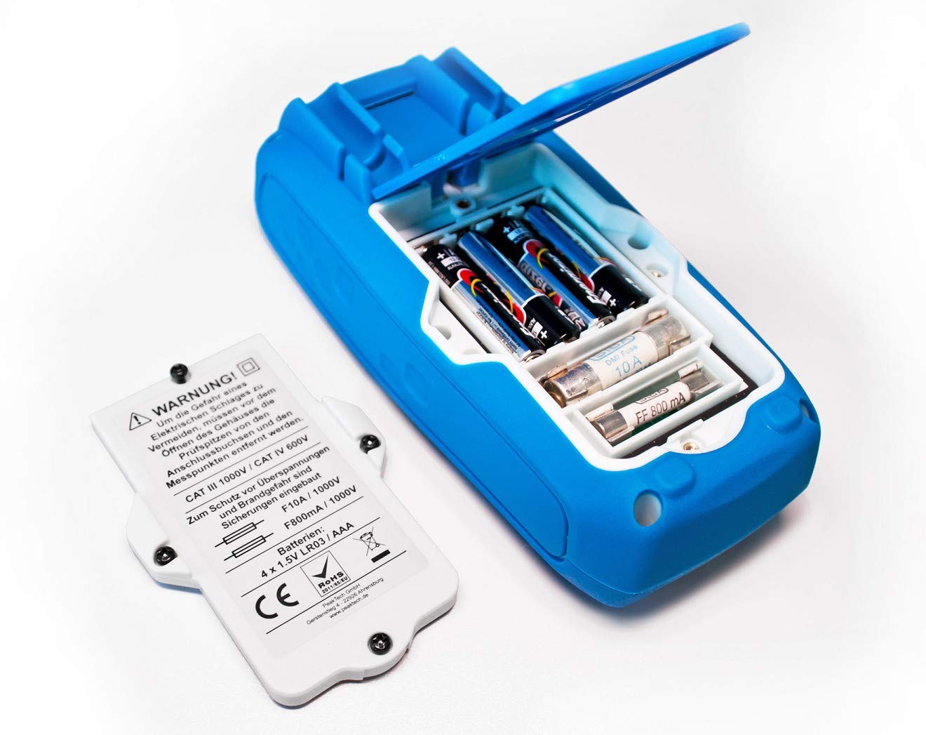 PeakTech 3444 – True RMS Digital Multimeter & Peak Tech P 8200 – Messzubehör Set für Digital Multimeter, Prüfkabel Set, Elektronik Sortiment mit Prüfkabel - 14-teilig inkl. Tasche