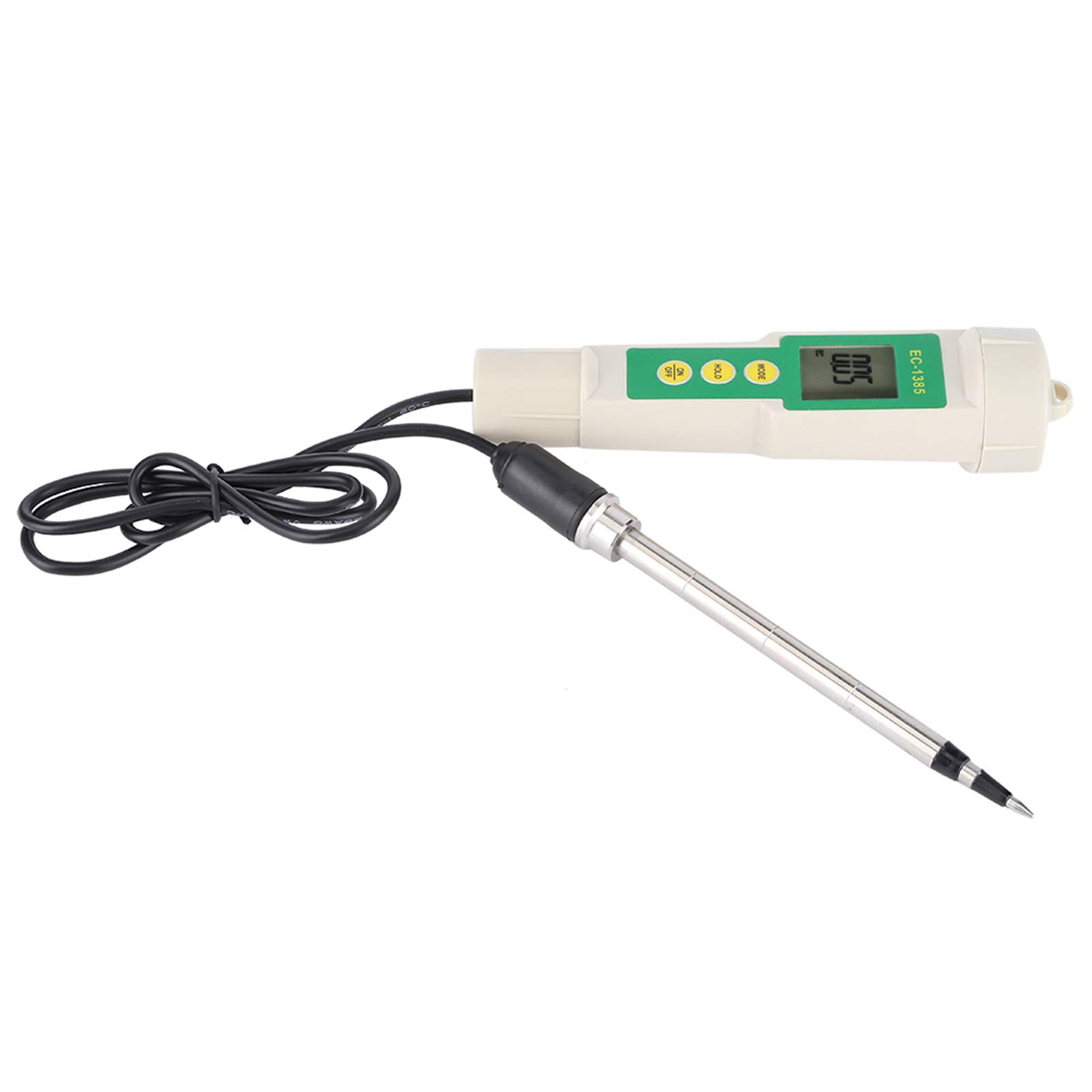 Yctze EC-3185 Suele Portátil EC // CF Medidor de Salinidad de Probador para Mediciones Agrícolas y Hortícolas Precisas