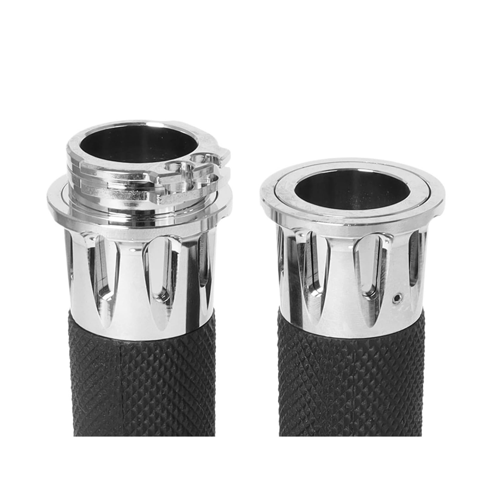 Poignées de guidon électroniques for moto, 1 ", 25mm, compatibles avec Harley Sportster 883 1200 XL XR Softail Touring Dyna(Black)