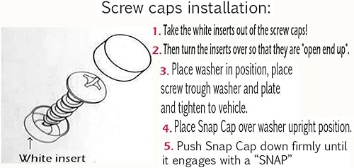 Chevrolet Corvette C6 - Marco de matrícula de metal cromado