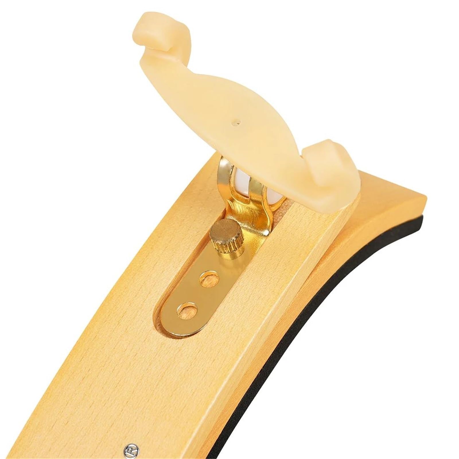 Poggiaspalla per violino Astonvilla 4/4 AS-02 Accessorio professionale per mentoniera regolabile parti di violino | Poggiaspalla per violino(4 4-3 4--Gold)