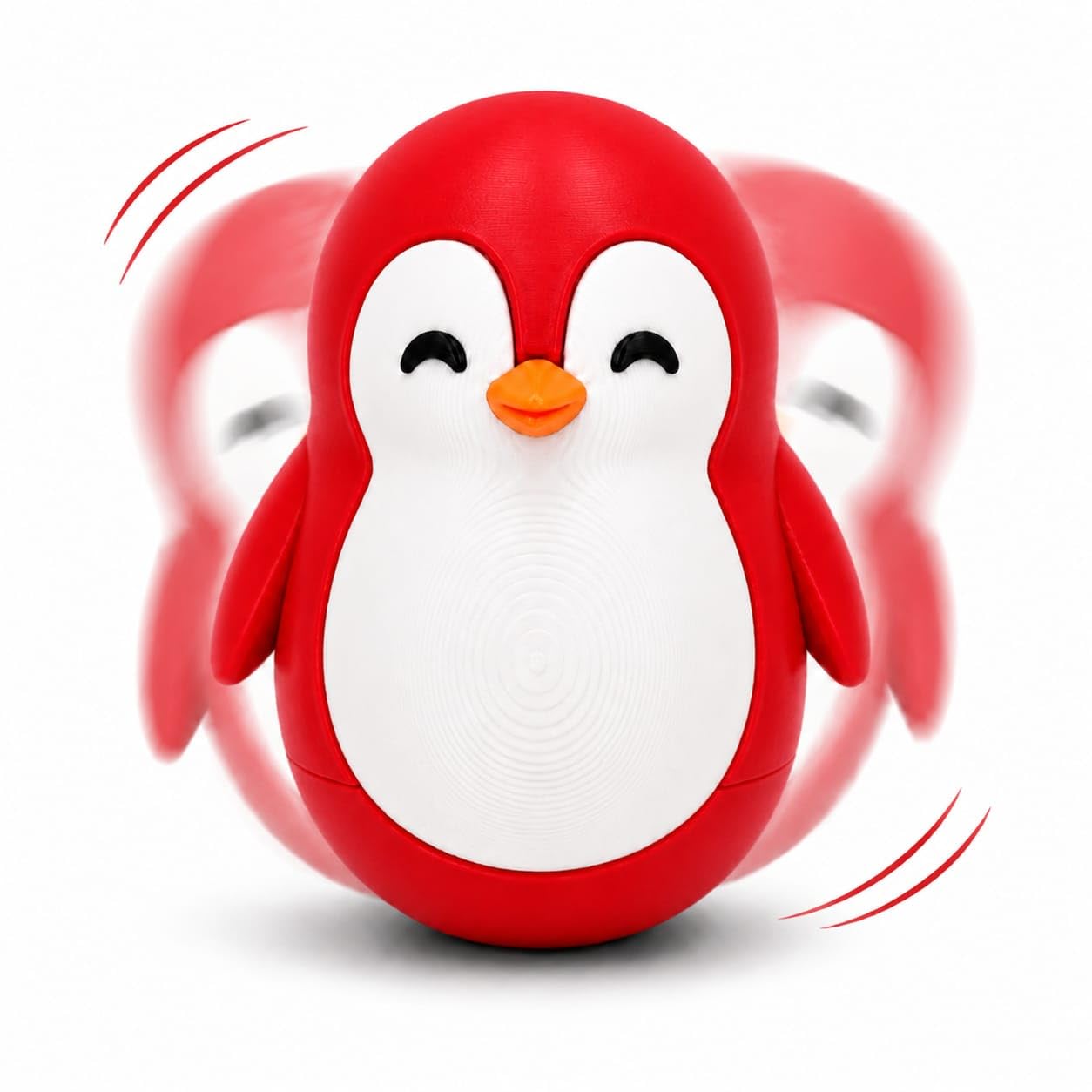 Roly Poly Penguin Wobbler | Cute Self-Righting Penguin Desk Toy | Stress Relief Fidget Toy | Mini Penguin Collectible | Office Desk Decor & Gift (Macaroon Pink, 1 pc) — Amazon image 19