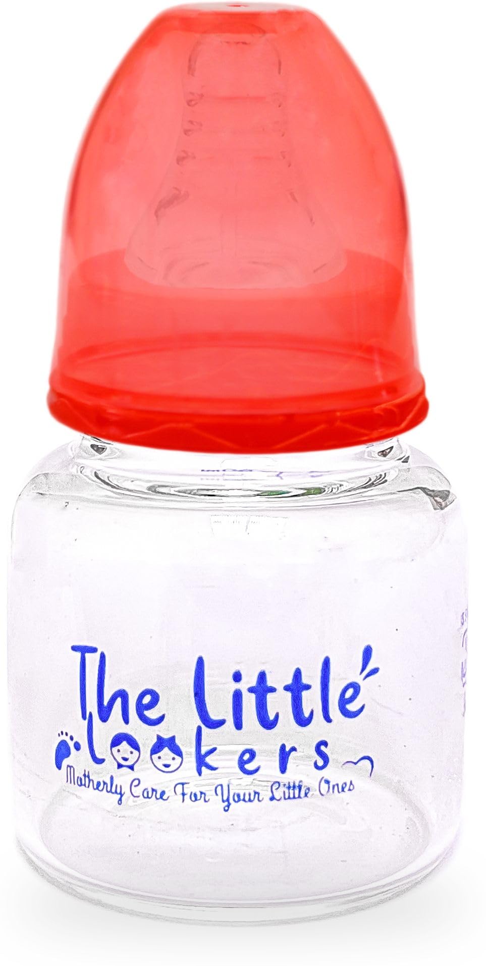 THE LITTLE LOOKERS® Glass Feeding Bottle for Newborn Baby | Crystal Diamond Glass Feeders ('RED', 60 ML)-image-16