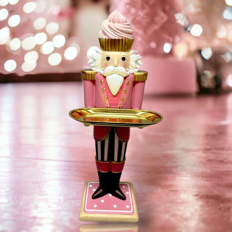 December Diamonds Candy Town Nutcracker w/Tray 23.5