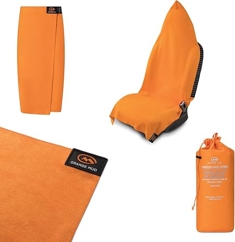 Miniatura 5 de M Orange Mud Transition Wrap - Funda impermeable para asiento de coche y toalla cambiadora (gris)