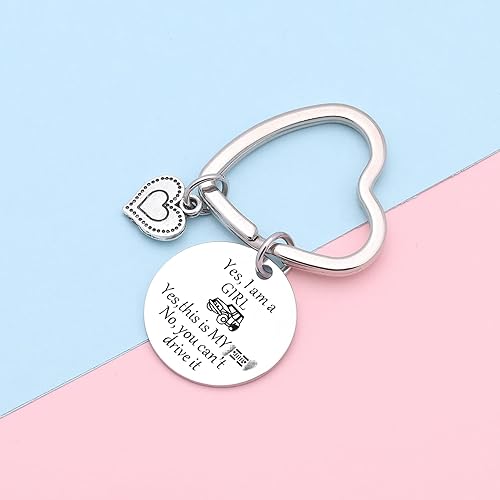 Miniatura 5 de 7RVZM SUV Soul Gift Owner Llavero Wrangler Accesorios Niña Joyería de Navidad Nuevo Conductor, plateado, Moderno