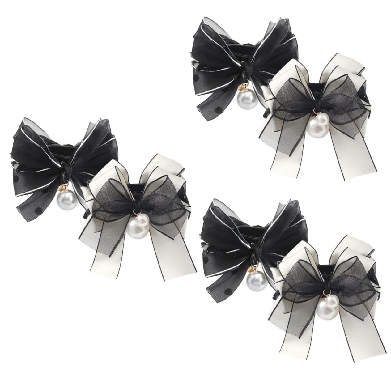 FRCOLOR Juego De 3 Para El Pelo Con Diseño De Lazo Para Mujeres Y Niñas Accesorios Para El Cabello Pasadores 2 Unidades X 3