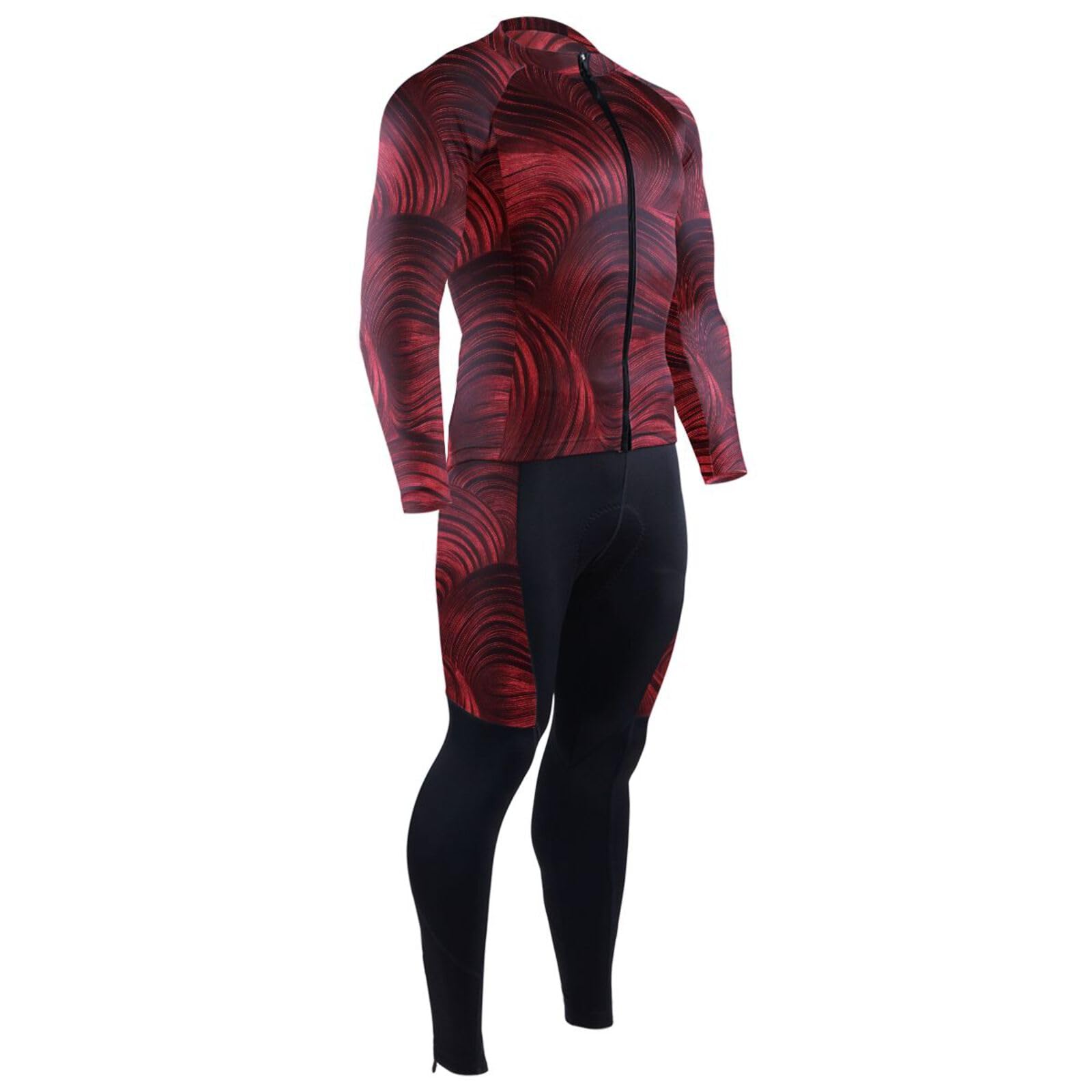 Radtrikot mit Taschen, schnell trocknend, für Herren, 3D-gepolstert
