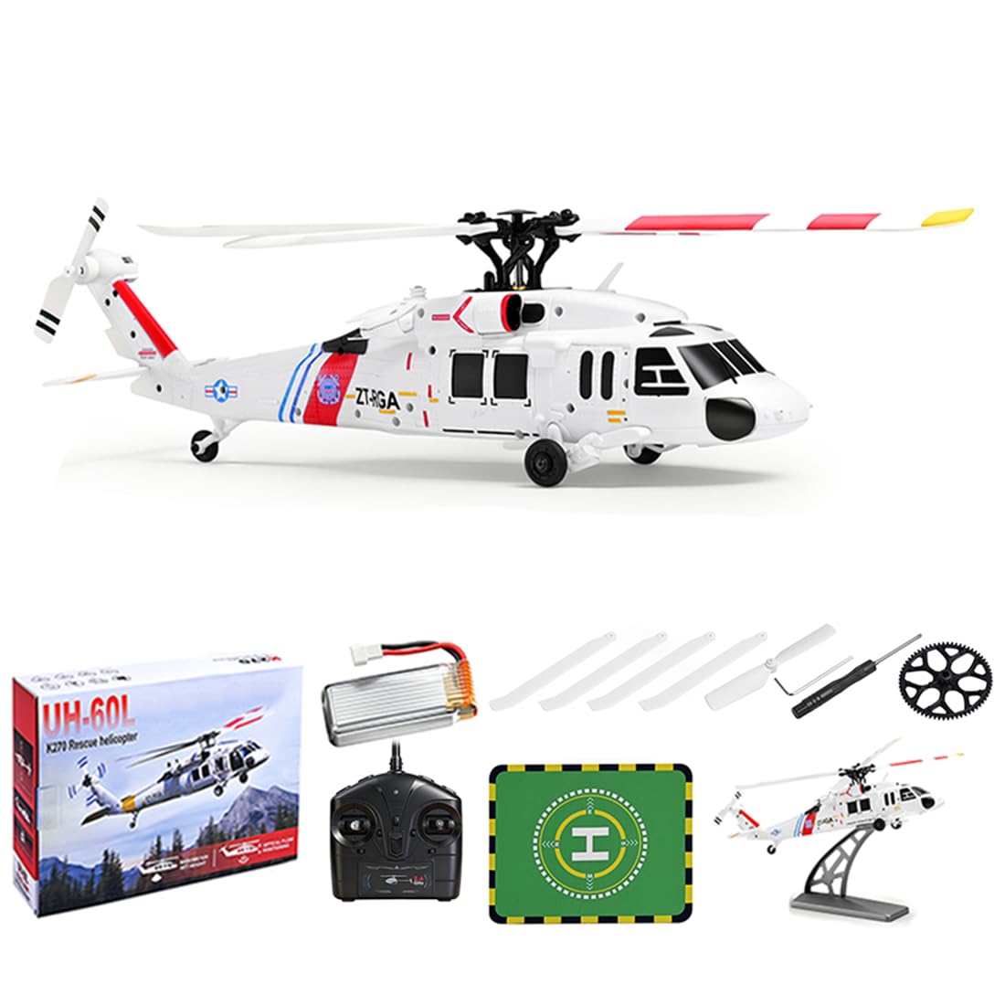 Amazon | WL K270 UH-60L ブラックホーク 操縦式ヘリコプター、1/170