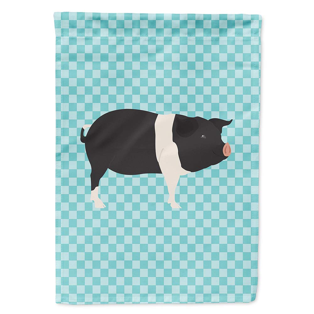 Drapeau Hampshire Pig Blue Check Caroline's Treasures pavillon de jardin grand format multicolore