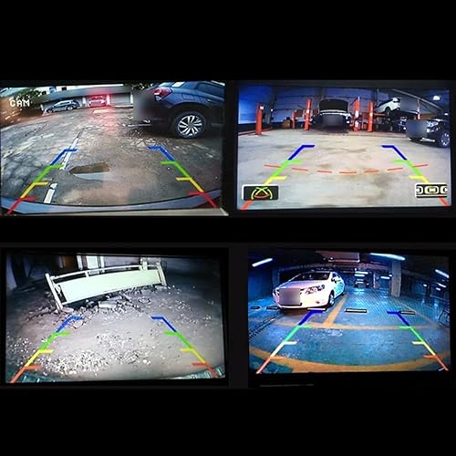 Miniatura 7 de Riloer Cámara inversa de visión trasera compatible con Nissan March Renault Logan Sandero W impermeable visión nocturna 170 ángulo visión 13" 6