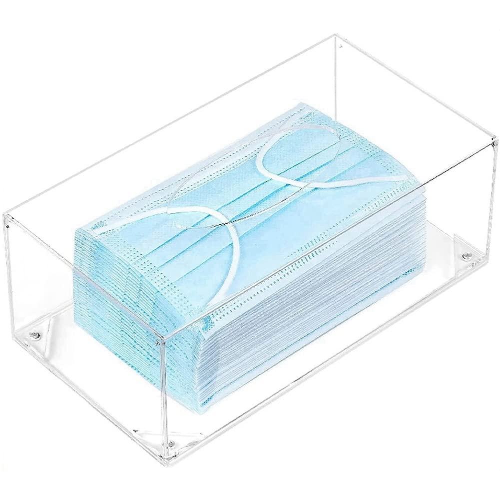 Boîte à mouchoirs en Acrylique Boîte à mouchoirs Transparente rectangulaire pour Bureau, Salle de à Domicile Restaurant Toilettes Occasions
