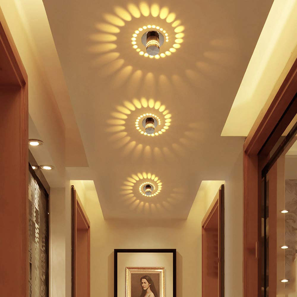 Binnenwandlamp, 18W Gebogen Design LED-wandlampen, Moderne Acryl Wandlamp Voor Slaapkamer, Woonkamer, Hotel, Trap, Gangpad, Witte Kleur, Warm Wit Verlichting 3500k Voor Slaapkamer Woonkamer Hal Niet Dimmen