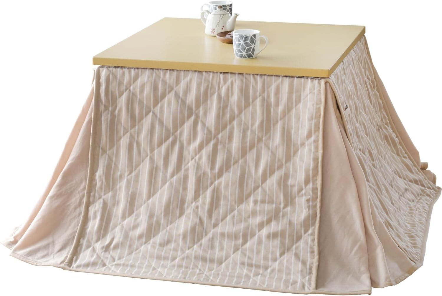 Amazon | [山善] 家具調 こたつ テーブル 幅80cm 正方形 専用布団 