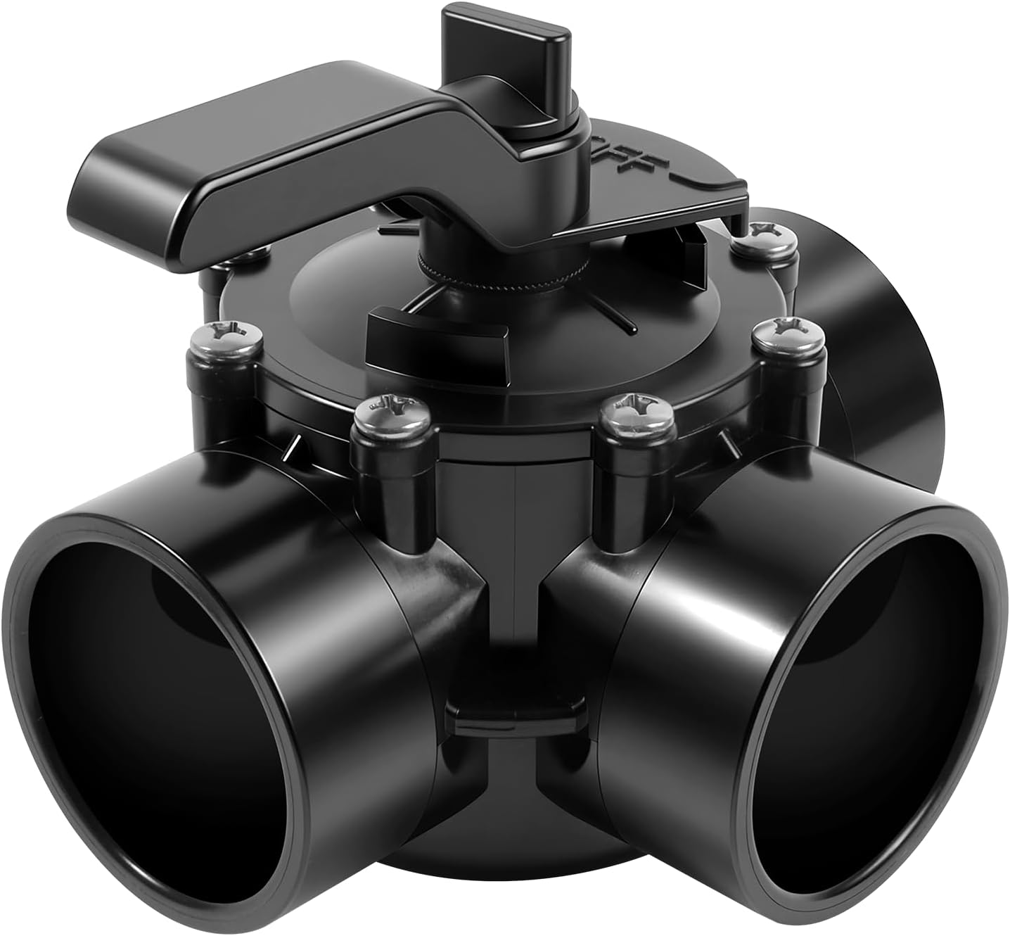 4717 3-Way Pool Diverter Valve Replacement for Jandy 4717, 2” to 2.5” PVC, NeverLube Positive Seal, Compatible with Jandy, For Inground Pool & Spa Systems