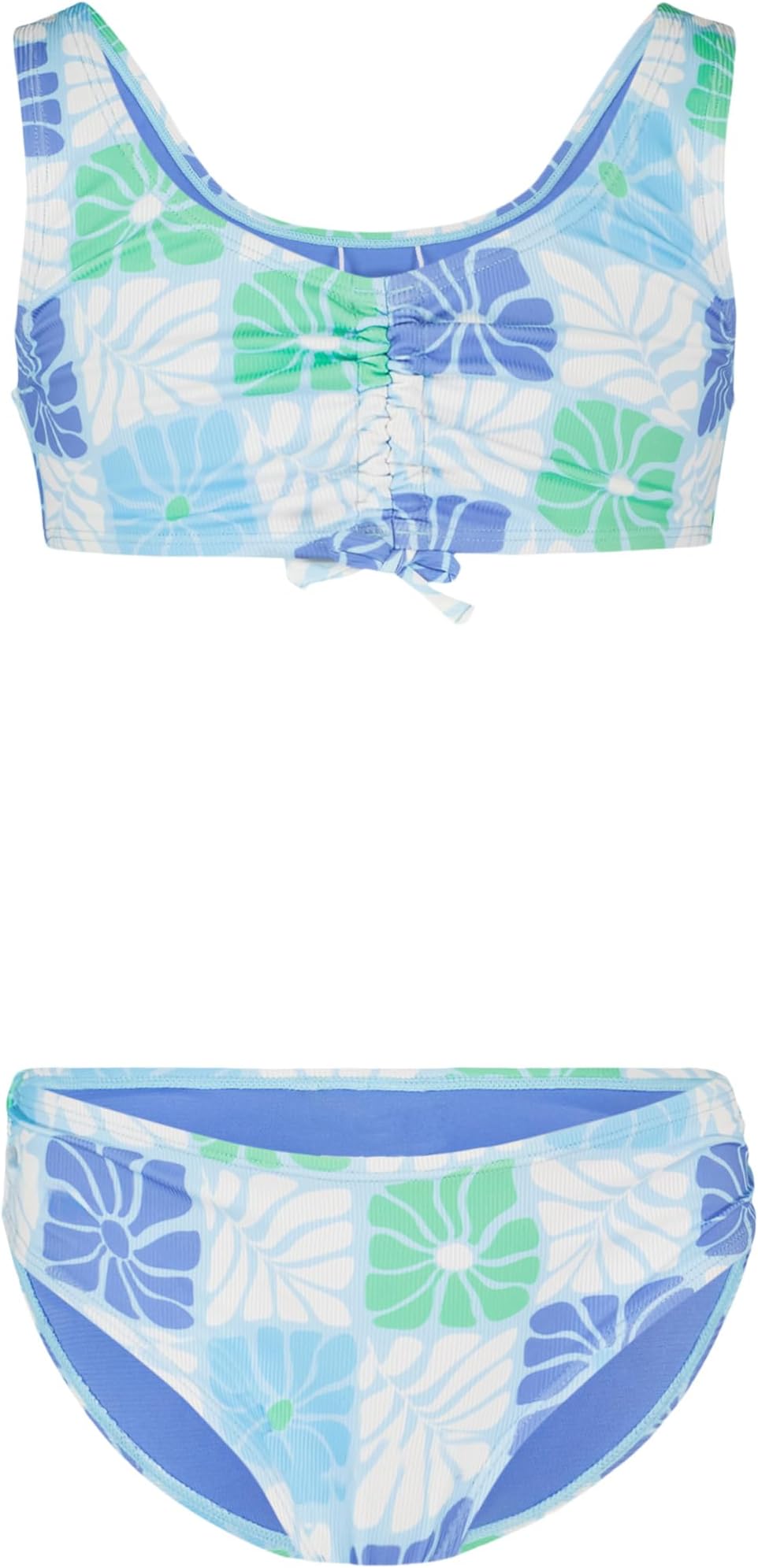 Girls' Two-piece Bikini Swimsuit Set, UPF 50+ Sun Protection, Quick-Dry Bathing Suit
