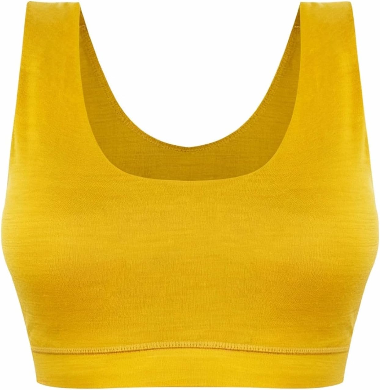 Women's 100% Merino Wool Sports Bra, Soft Seamless Yoga Bra for Workout, Hiking, and Daily Wear. - Image 3