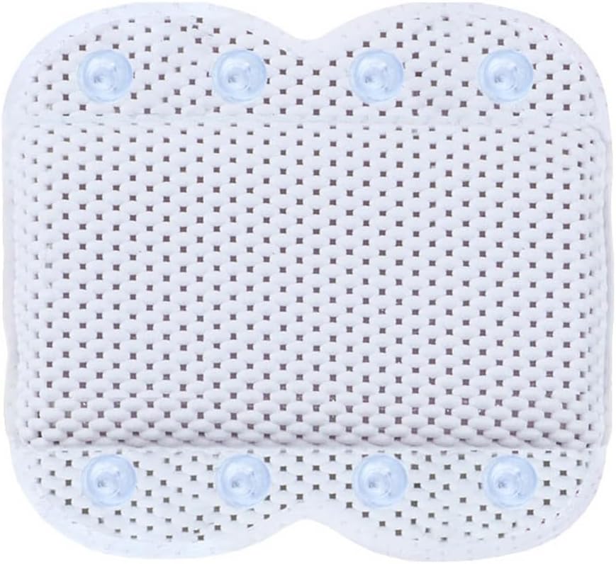 PVC Foam Bathtub Pillow Bathroom with Suction Cups Bath Non-Slip Waterproof Sponge