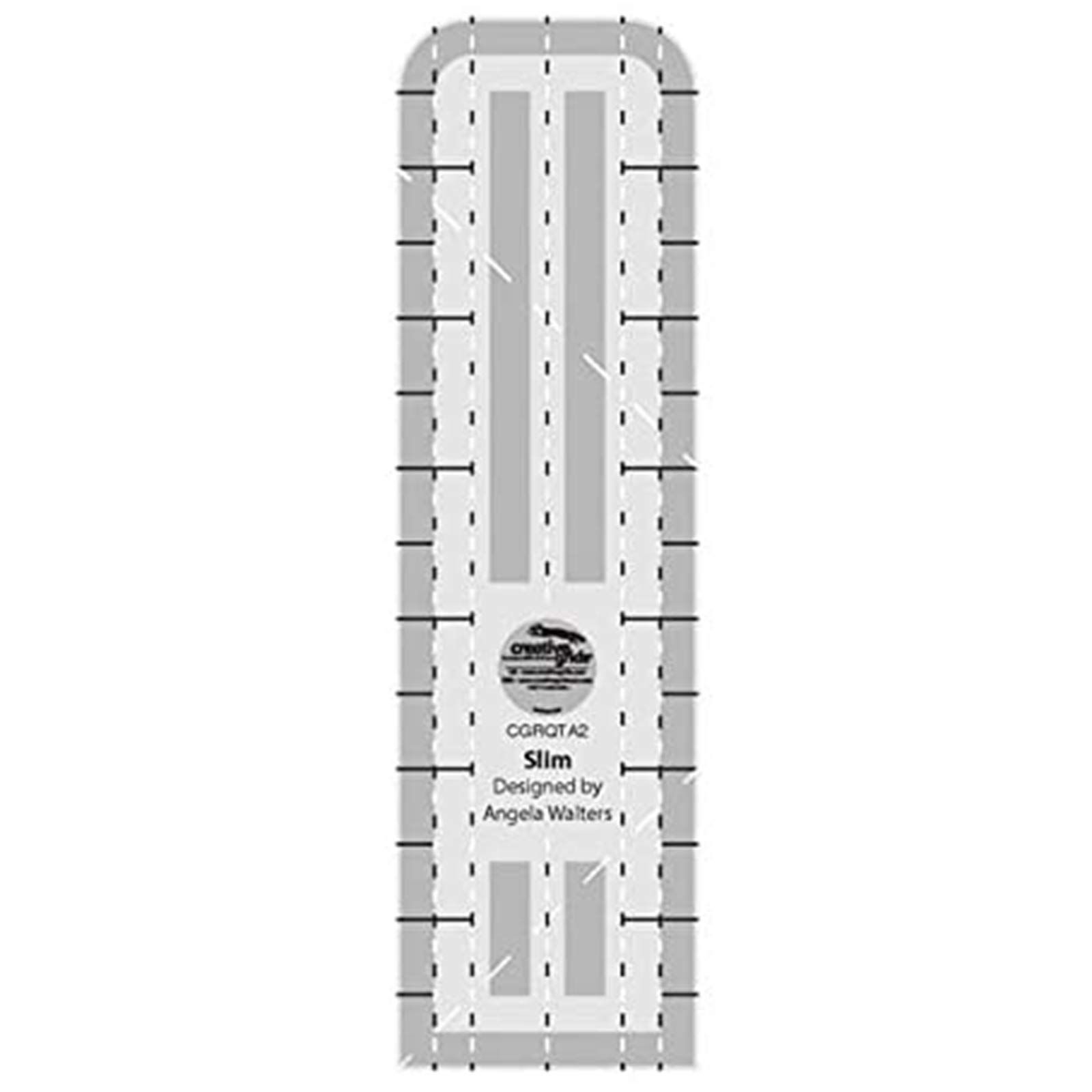 Creative GridsMachine Quilting Tool Ruler Template - Slim CGRQTA2