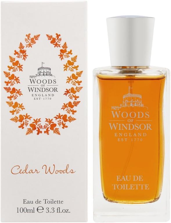 Woods Of Windsor Cedar Woods Eau de Toilette Spray, 3.3 Ounce