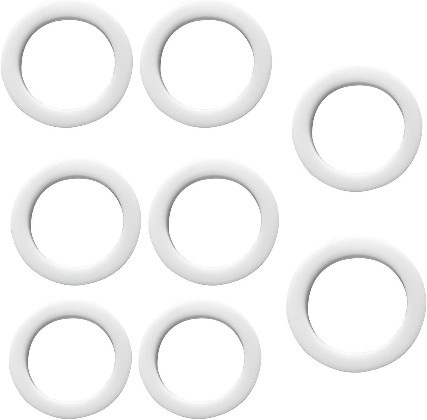 Œillets Plastique Pour Rideaux – Lot De 8, Diamètre 40 Mm, Installation Facile Sans Outil