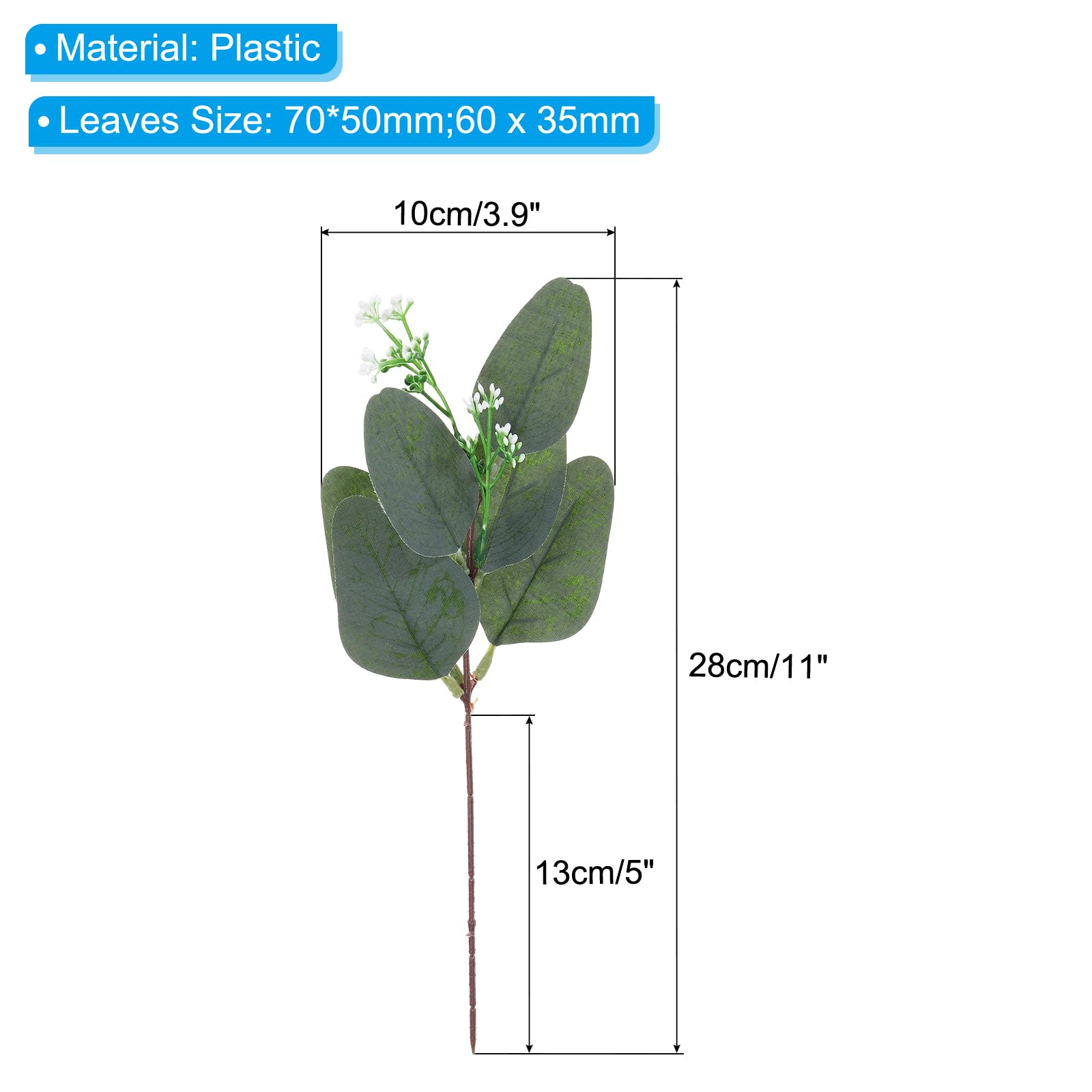 PATIKIL Artificial Eucalyptus Leaves - Image 2