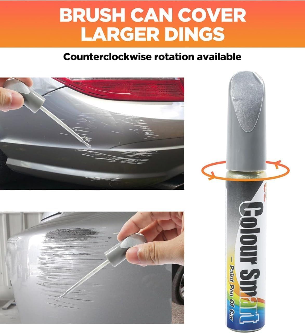 KASHTKAPI Car Scratch Remover Touch Up Paint Pen Automotive Car Paint Pen Scratch Repair for Deep Scratches Special-Purpose (GREY) - Image 7 thumbnail