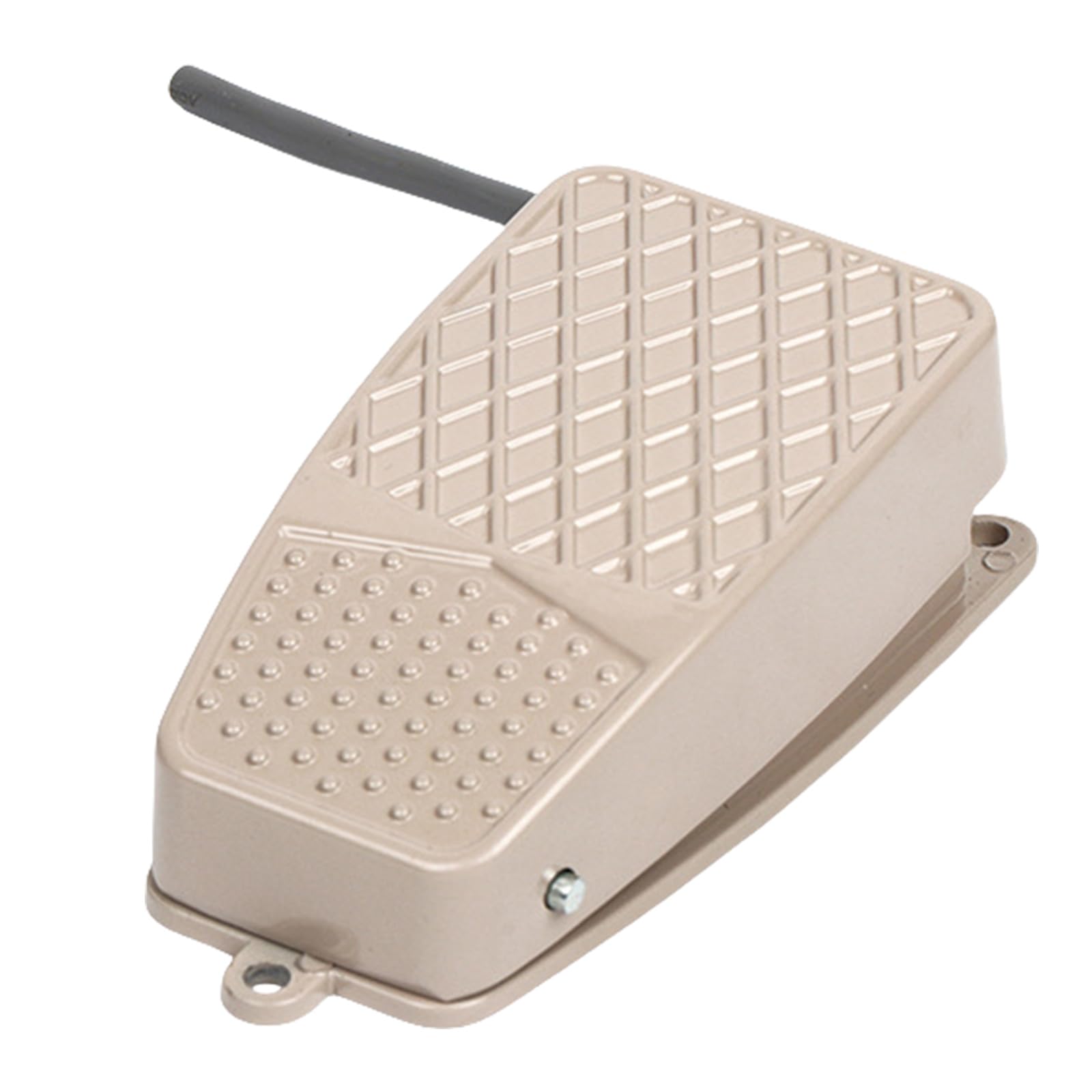 Foot Switches Momentary Pedal Electrical Controller Heavy Duty Antiskid Surfaces Aluminum for Technicians Industrial Use Heavy Duty Foot Switches