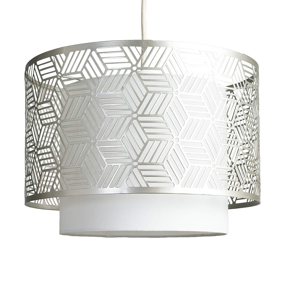 ValueLights Grey Ceiling Pendant Shade