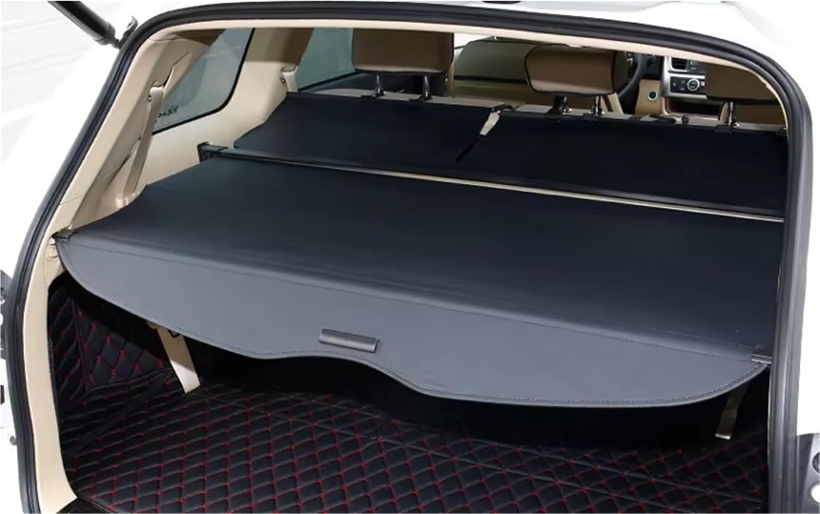 Genérico para Nissan para X-Trail T31 para Rogue 2008-2013 Cubierta Lona Aluminio Carga Trasera Pantalla Privacidad Maletero Protección Seguridad Estante Equipaje Trasero Protector