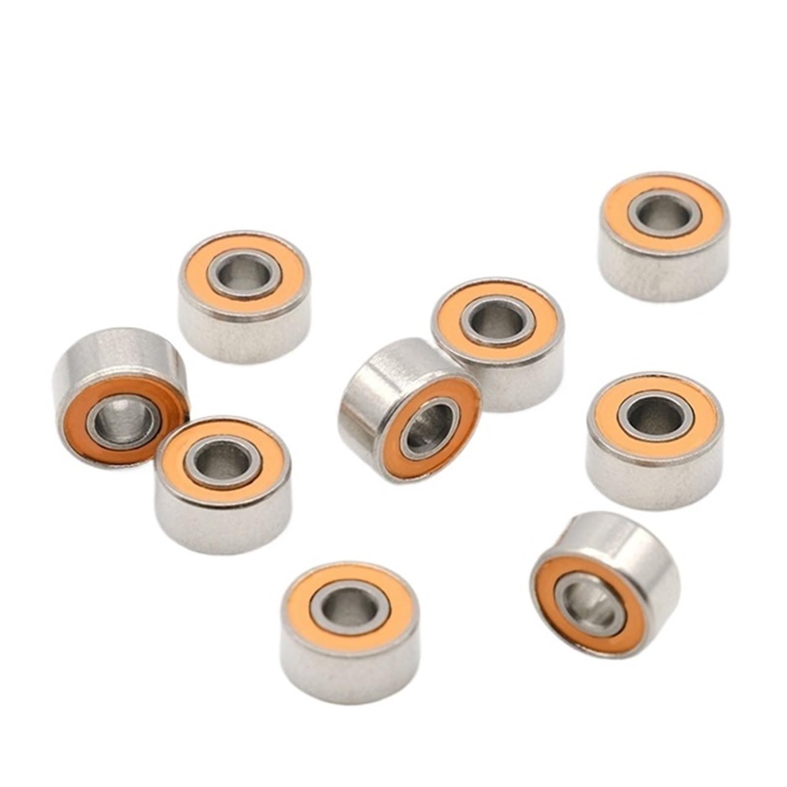 10 szt. łożysk do kołowrotków wędkarskich S693 2RS CB ABEC7 LD 3X8X4 mm ze stali nierdzewnej, hybrydowe ceramiczne łożysko kulkowe S693-2OS CB S693RS