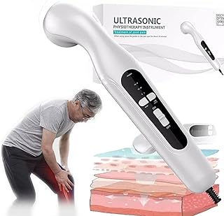 Dispositivo de fisioterapia por ultra-som, 3 engrenagens ajustáveis, para aliviar a dor corporal, massajador corporal pa...