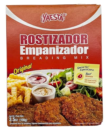 YAESTA - Rostizador Empanizador Milanesa - Bread Seasoning Milanesa 3.5 oz (Pack of 3)