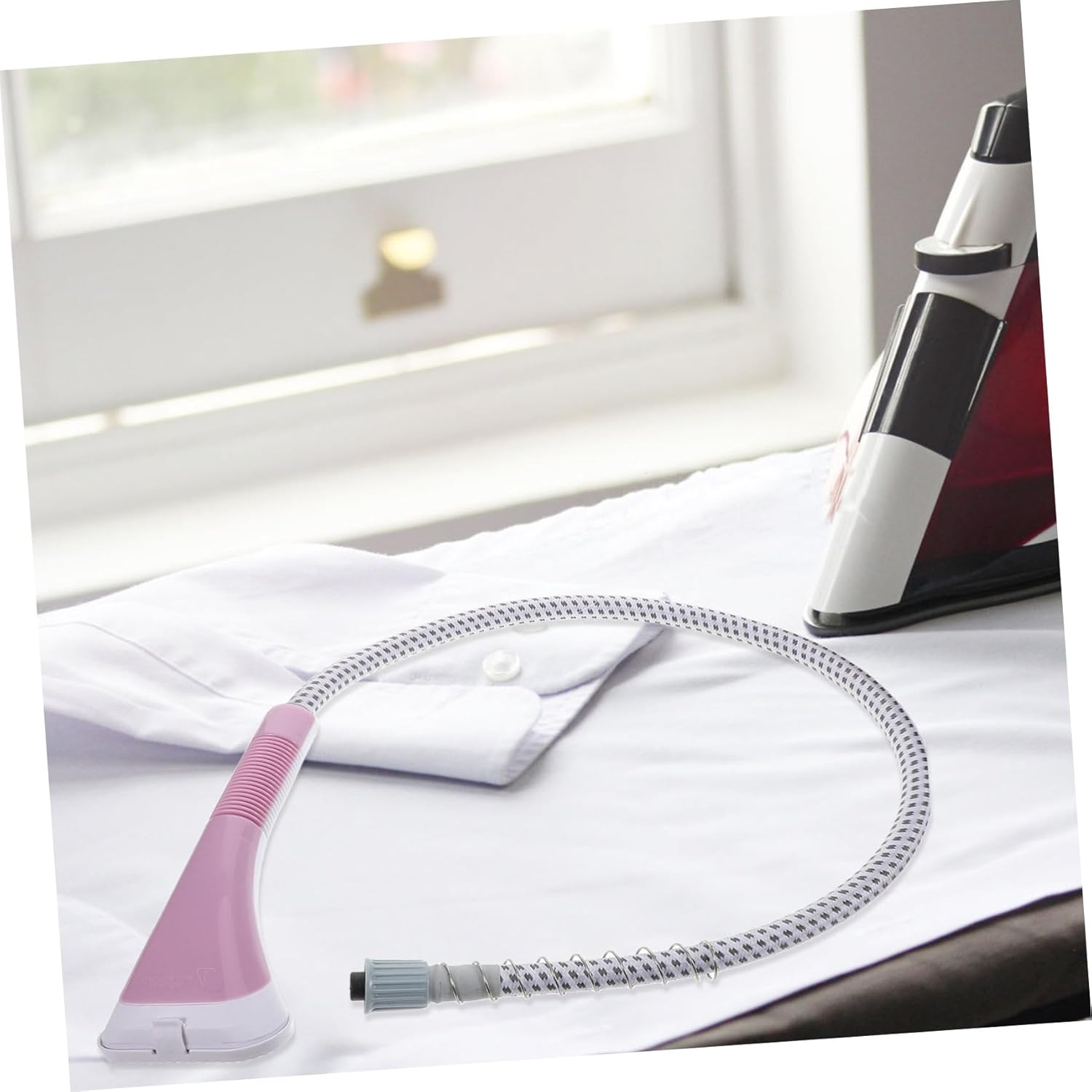 Operitacx Garment Steamer Extension Hose Portable Steam Iron Tube Replacement Sturdy Plastic Accessory for Clothes Steaming for Home and Travel