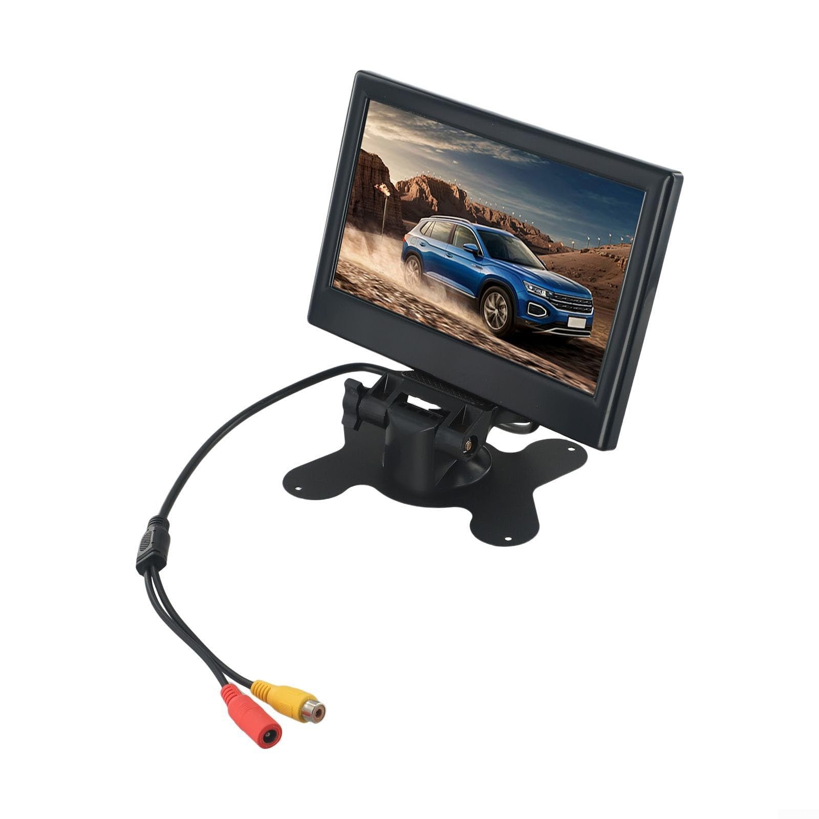 Moniteur de recul couleur TFT LCD 7" pour camion et camion pour recul en toute sécurité avec deux entrées AV