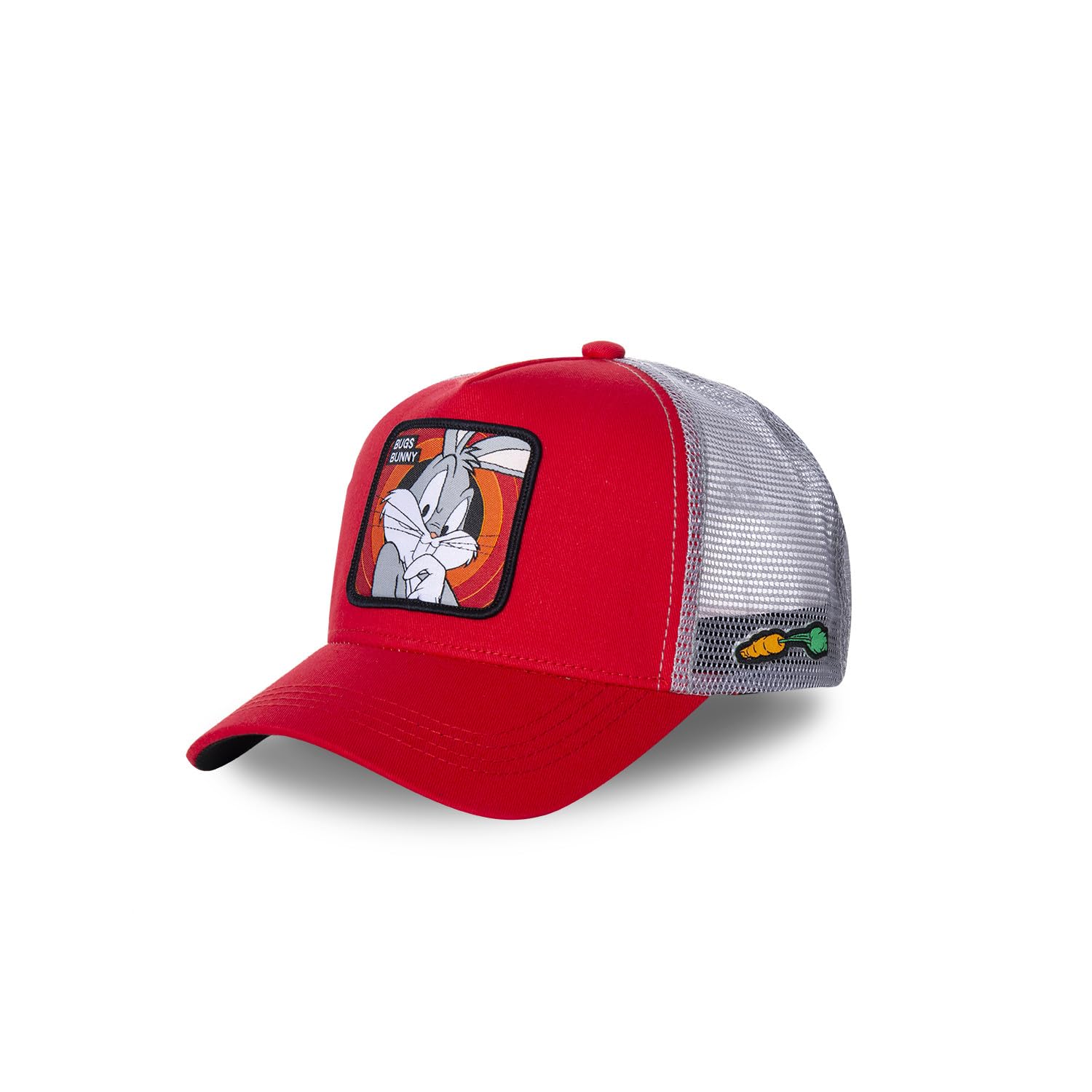 Capslab Men's Red 2 Freegun Looney Tunes Cl-Loo-3-Bug1 Cap, Red, One Size, One Size