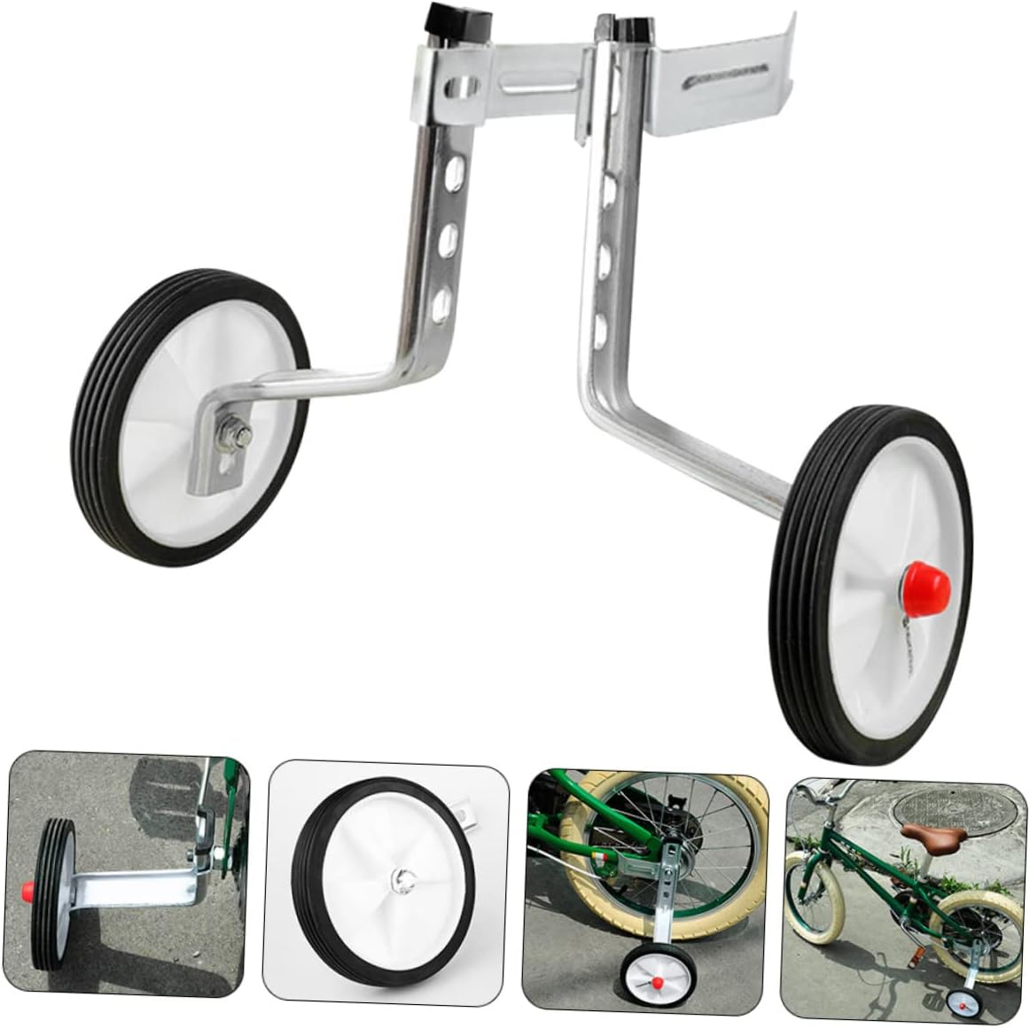 1Set Bike Training Wheels Wear Resistant Stabilizer Accessories for Easy Installation Suitable for Bikes for Learning to Ride