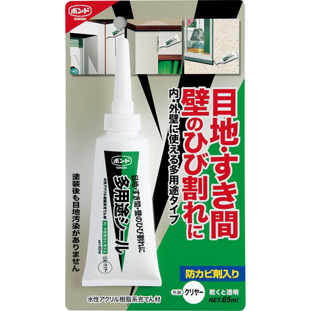Amazon.co.jp: ボンド 多用途シール クリヤー 65ml #04786 : 文房具
