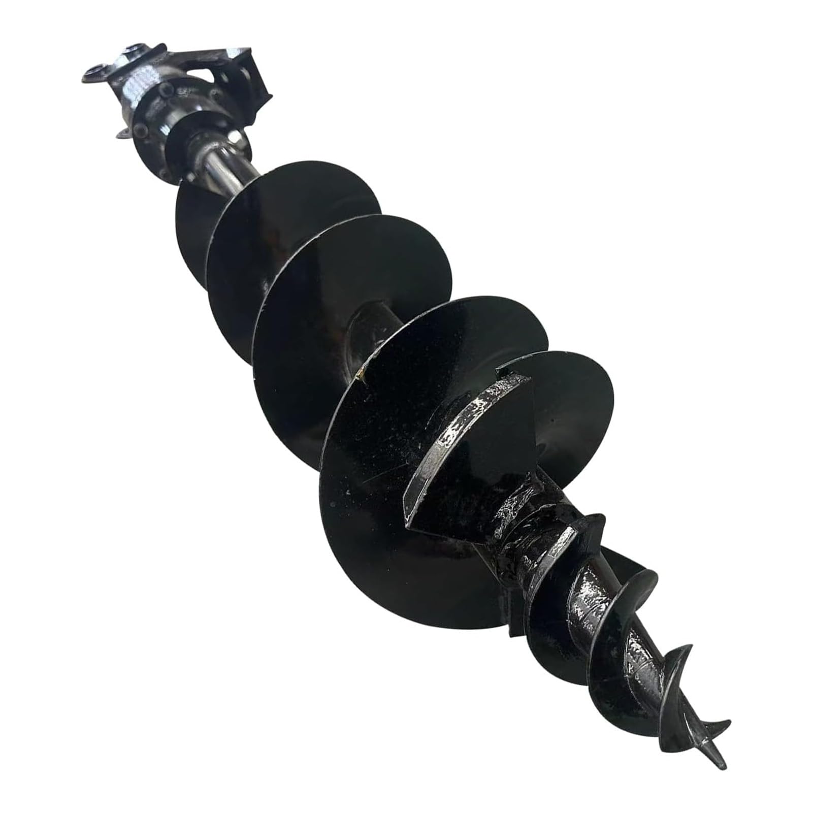Wiertło ślimakowe ze stali manganowej | Solidny osprzęt do koparki 200 mm | Wiertarka hydrauliczna do gleby/gliny/piasku | Głowica wiertarska o średnicy 70 cm z przyłączem