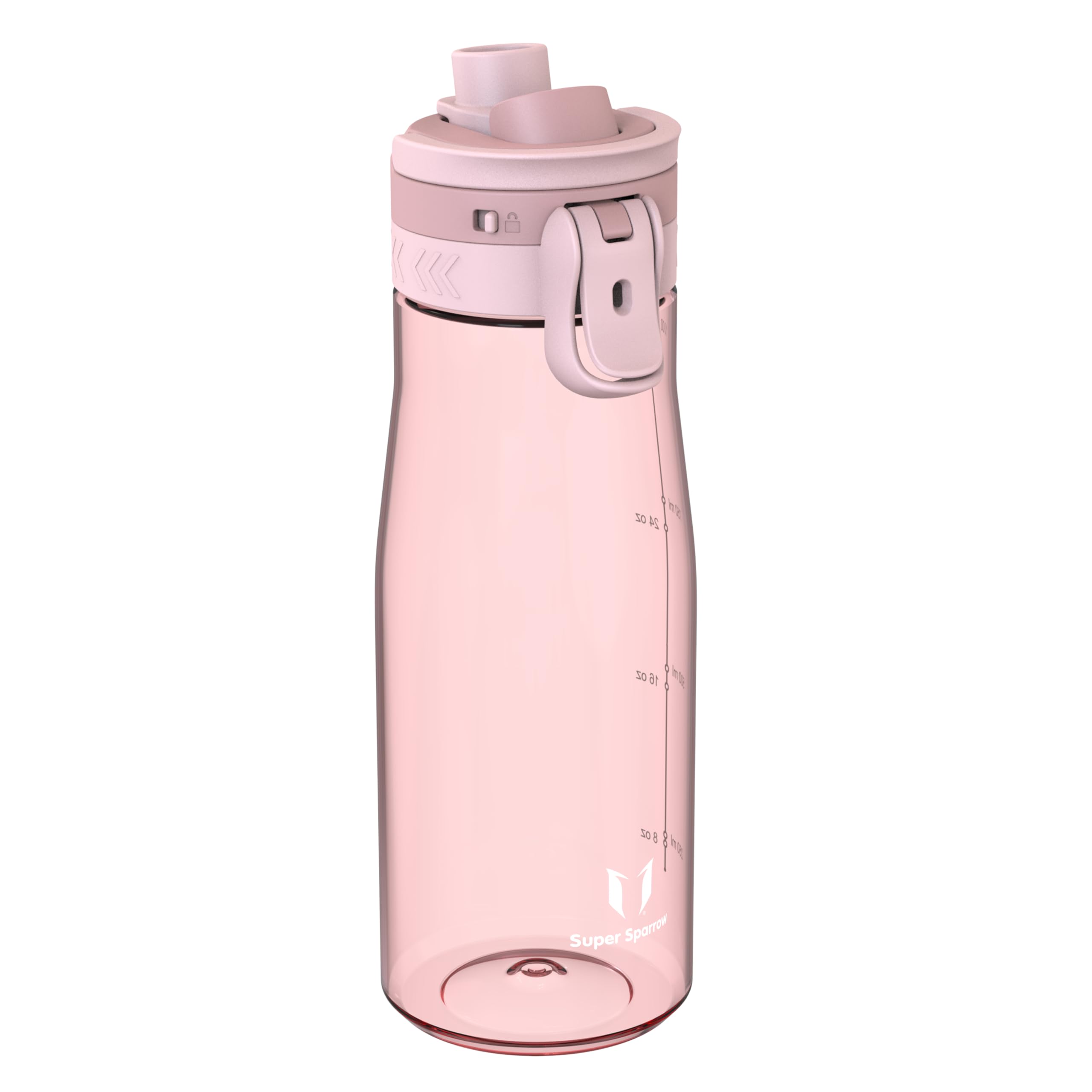 Super Sparrow Water Bottle 1000ml - One-Tap TouchGulp Bottle - Non-Toxic BPA Free - Lightweight & Sustainable Tritan Water Bottles for Sports, Travel, Outdoors