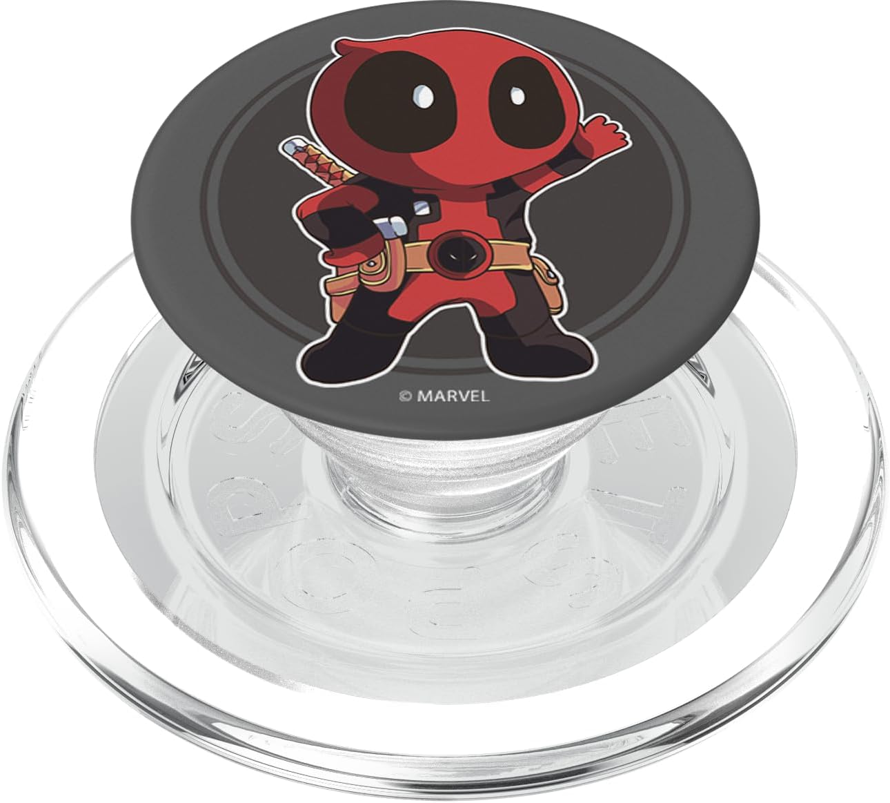 Marvel Deadpool Mini Cartoon Wave PopSockets PopGrip for MagSafe