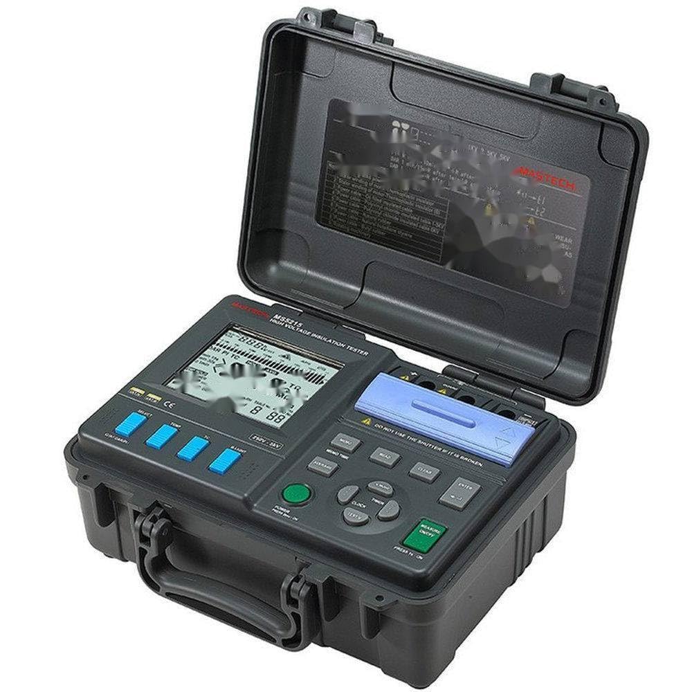 MS5215 CYFROWY TESTER IZOLACJI WYSOKIEGO NAPIĘCIA 250 V ~ 5000 V 3mA 5T ohm Napięcie krokowe Prąd upływu Rejestrowanie danych USB