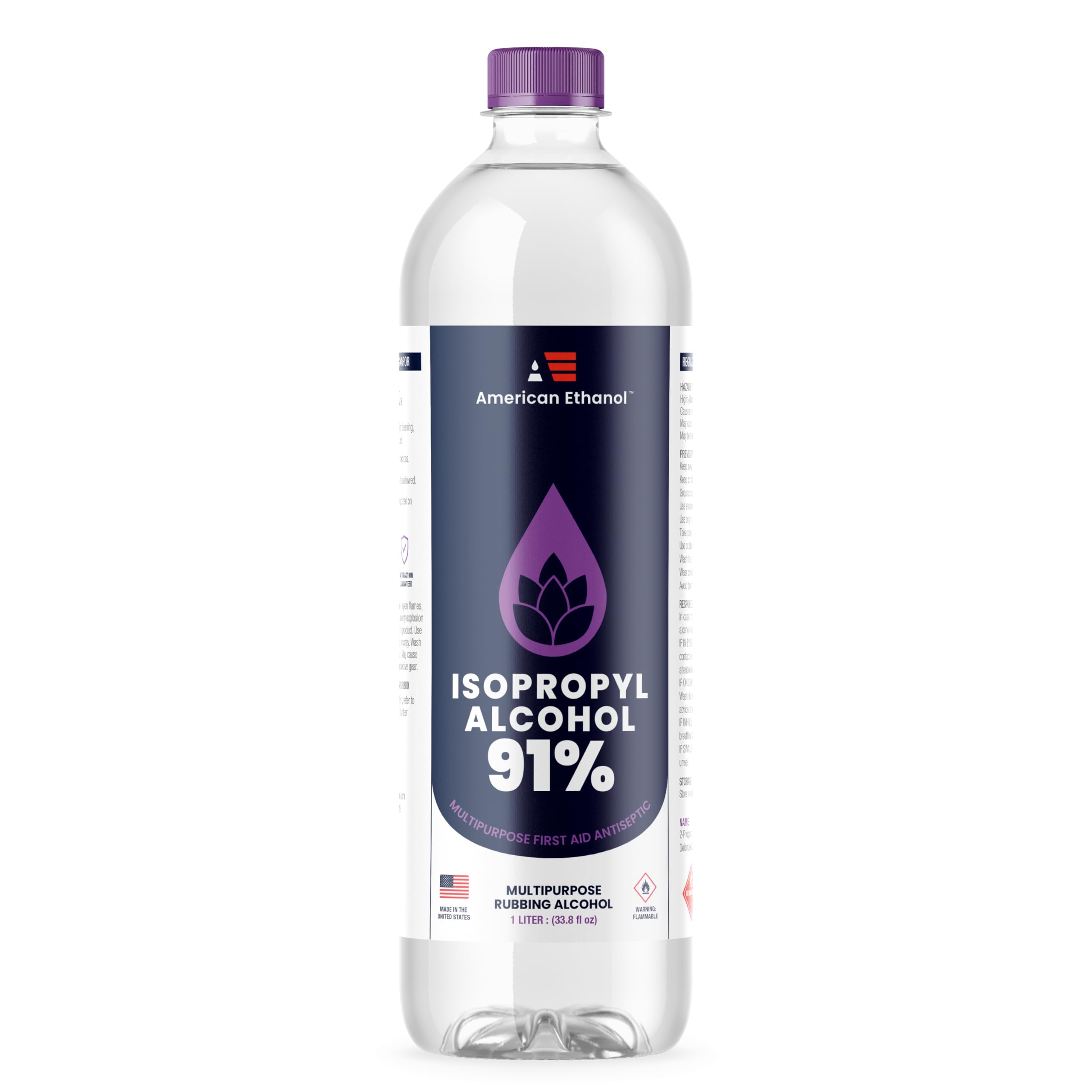 American Ethanol's Isopropyl Alcohol 91% Medical Grade Antiseptic