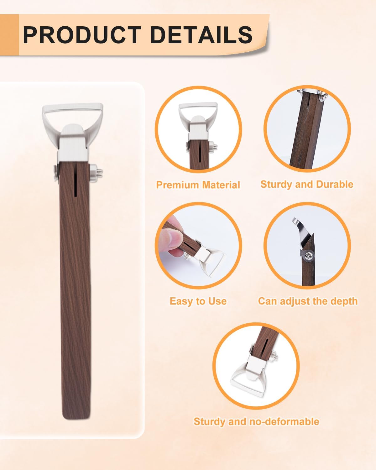 eZAKKA Mug Handle Carving Tool, Pottery Handle Making Tools Set for Pottery Ceramic Mug Handle Molds for Clay, Style 2