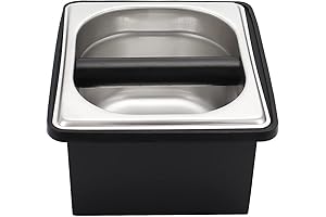 Espresso Knock Box, Stainless Steel Coffee Pucks Container For Home, Office, Cafes