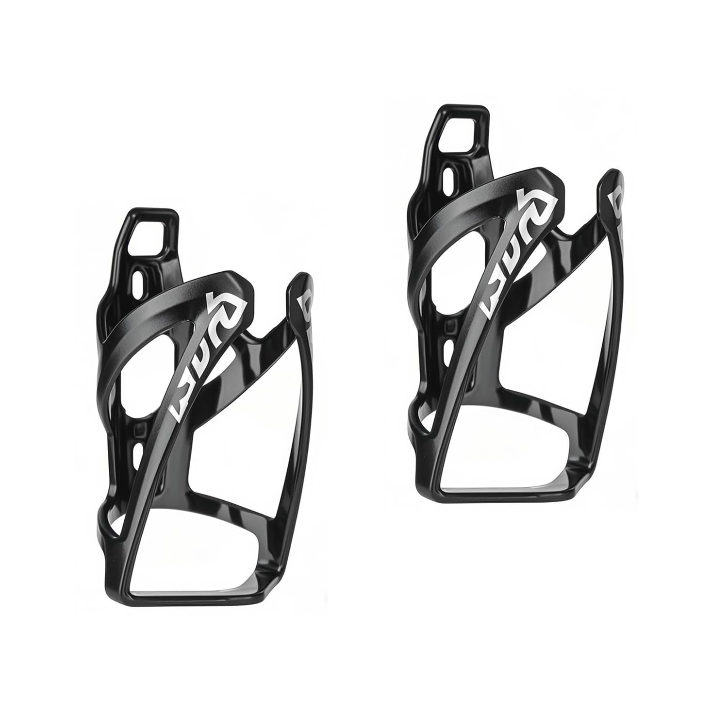 Binudum Bike Water Bottle Holder with Screws Lightweight Cycling Bicycle Water Bottle Holder for Road, Mountain Bike (Black-2Pcs)