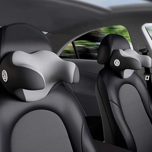 Miniatura 4 de Dollox Almohada reposacabezas para asiento de automóvil, almohada de espuma viscoelástica para el alivio del dolor de cuello, diseño ergonómico en