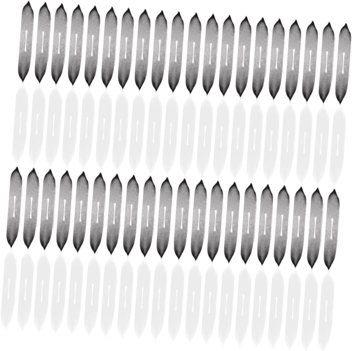 CHILDWEET 100pcs Clothing Hanger Protective Covers Non-slip Hanger Strips for Dresses Sweaters Suits